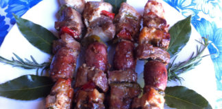 Le ricette di SoleLuna – Spiedini di carne grigliata con verdure