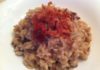 LE RICETTE DI SOLELUNA – Risotto al radicchio e speck croccante