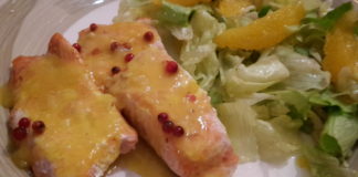 Le ricette di SoleLuna – Salmone in salsa d’arancia