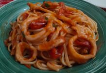 Le ricette di cucina – Linguine con calamari e gamberetti